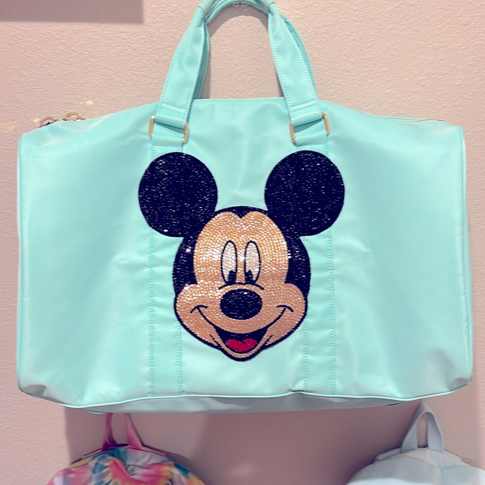 Stoney Clover Lane x Fable Mickey classic duffle bag- Cotton Candy